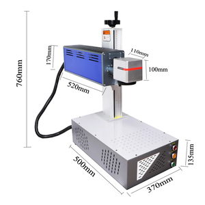 Grabador Láser de CO2 de 30w/40w, Máquina de Marcado Láser, Máquina de Grabado Láser Portátil - Product Image 6