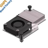 ZYSY Raspberry Pi 5 Heat Sink dengan Radiator Argon 30mm Pendingin Aktif Kipas Blower Gelombang Tekan