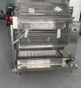 Automatico Rotisary Doppia Strato Rotante <span class=keywords><strong>a</strong></span> <span class=keywords><strong>gas</strong></span> professionale del carbone di legna di pollo attrezzature girarrosto grill broaster girarrosto - Product Image 2