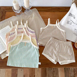 D1810 Combinaison à bretelles pour bébés garçons 100% Coton Vêtements d'été pour <span class=keywords><strong>nouveau</strong></span>-nés 100 Days Thin - Product Image 3