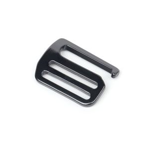 Hebilla deslizante de aleación de aluminio en forma de ocho de 25 mm para bolsos, accesorio de hardware duradero en negro - Product Image 3