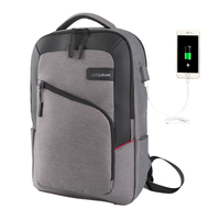 OEM-funda antirrobo para ordenador portátil, bolsa ligera resistente al agua con usb y cierre tsa, Color personalizado