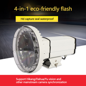 <strong>LED</strong> Strobe Light CCTV Vehicle License Plate Recognition Security <strong>Camera</strong> with Aluminum Body IP66 Rating - Product Image 2