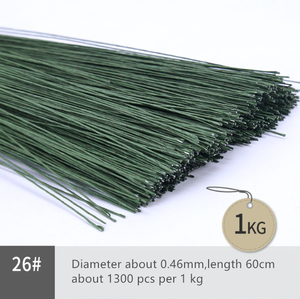 Different Gauge <strong>Floral</strong> <strong>Wire</strong> Paper Wrapped Covered <strong>Floral</strong> Flower Stem <strong>Wire</strong> for Flower Arrangement - Product Image 2