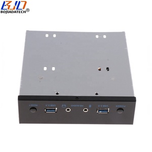 Panel Depan Desktop 5.25 inci 5.25 ", dengan Port Audio HD 2 5Gbps USB 3.0 + 3.5MM + tombol Power & Reset untuk casing komputer <span class=keywords><strong>PC</strong></span> - Product Image 5