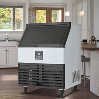 Machine à glaçons cubiques transparents commerciale 100 kg – Production rentable pour restaurants, hôtels, supermarchés et commerces
