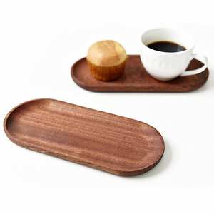 Natural Wood <strong>Dessert</strong> Cup <strong>Tray</strong>, Small Wooden Cheese Plate, Mini Serving <strong>Tray</strong> for Jewellery Key Coin - Product Image 1