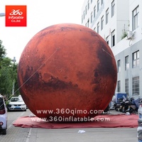 360 Ballon gonflable de Mars réaliste de publicité gonflable personnalisé pour les nouveautés d'événements