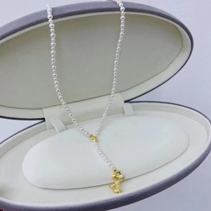 Boucle papillon brossée de précision en argent S925 pour accessoire de perle DIY, pour collier chaîne de pull tendance - Product Image 4