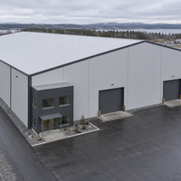 Centre logistique de stockage frigorifique en structure métallique isolée, solution de bâtiment métallique préfabriqué