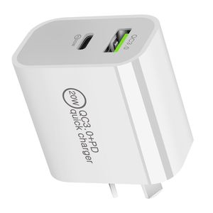 20W Fast Pd ChargerประเภทC Us Wall Chargerปลั๊กUsb-Cอะแดปเตอร์สําหรับ<span class=keywords><strong>Iphone</strong></span> 12 ProสําหรับApple USB Charger - Product Image 6