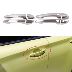 Cubierta Decorativa para Manija de Puerta Exterior, ABS Cromado, para Accesorios WZXD 2018 2019 - Product Image 2