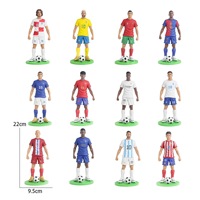 Figura de Acción de Estrella de Fútbol de PVC, Modelo de Estrellas de Fútbol como Ronaldo y Mbappé, Figuras de Celebridades para Decoración de Escritorio
