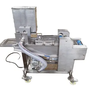 Automatic Hamburger Burger Patty Nuggets Vegetables Patties Forming Making Processing Machine Patty Battering Breading Machine