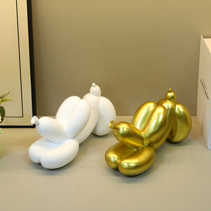 Mystic Arts Abstract <b>Balloon</b> Dog Figurine Resin Home Decor Desktop Ornament Nordic Style Animal Sculpture - Product Image 2
