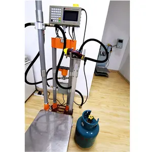 Balance de remplissage de bouteilles de gaz BBQ antidéflagrante ATEX 4kg-9kg Cylindre Machine de remplissage de propane à fermeture automatique - Product Image 1