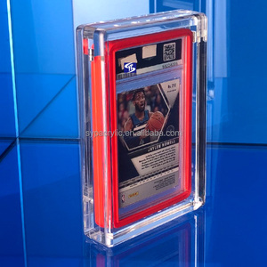 Estuche Protector Magnético para Tarjetas Deportivas Graduadas PSA, CGC, BGS, SGC, <span class=keywords><strong>NBA</strong></span>, con Logotipo Personalizado TCG, Acrílico, para Tarjetas Promocionales - Product Image 1