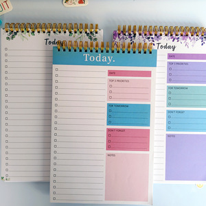 Planificateur hebdomadaire B5 à spirales avec couverture en PP, organiseur de cadeaux, agenda quotidien, carnet portable - Product Image 1