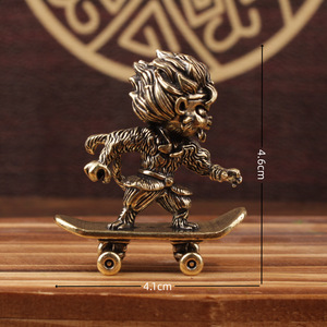   Figura Coleccionable de Latón de Wukong para Escritorio, Adorno, Juguete, Estatuilla - Product Image 4