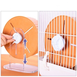 Ruedas de Ejercicio Silenciosas para Hámsteres, Accesorios para Hámsteres de Tamaño Pequeño y Grande, Altura Ajustable, Personalizadas de Fábrica - Product Image 4
