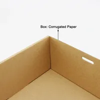 Boîte à gâteau carrée écologique, emballages biodégradables de qualité alimentaire, logo personnalisé
