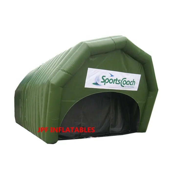 2021 China Inflatable golf simulator for golf cage, inflatable sports tent with movie screen inside