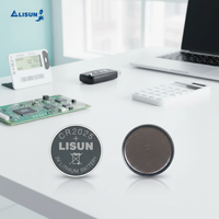 Batería de Botón de Litio LISUN CR2025 de 3V para Relojes, Controles Remotos, Calculadoras, Juguetes y Electrónica de Consumo, Medidor Eléctrico