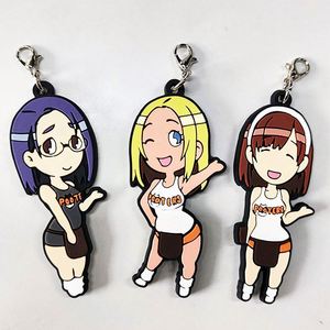 OEM Manufacturer's Custom Logo Keychain Soft 2D/3D PVC Carabiner Keyring Cute Rubber Anime Key Chain - Product Image 5