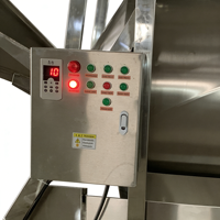 Mélangeur rotatif à tambour entièrement fermé et anti-poussière en acier inoxydable 304 de qualité alimentaire, 200L-500L, avec option de pulvérisation, pour l'aromatisation du thé