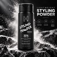 Bedak Penata Rambut Ringan Private Label 15g untuk Tekstur, Volume, Menyerap Minyak, Hasil Matte, OEM ODM Kemasan Kustom