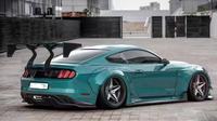 Nouveau kit carrosserie en fibre de carbone pour Mustang, améliorations de deuxième génération, style RBT, extension d'aile, pare-chocs avant, capot, diffuseur, spoiler