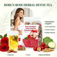 Thé aux fleurs OEM ODM 150g 5x30 sachets – Aide à la perte de poids en hiver, protège le foie, purifie les intestins, nourrit la beauté – Durée de conservation de 24 mois