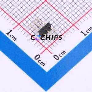 HX PZ1.27-1x3P ZZ Pin Header Through hole Component (THT),P=1.27mm Connector 1x3P 1.27mm Pin Header Through Hole - Product Image 2