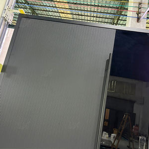 Puertas de seguridad de entrada principal exterior frontal de diseño negro de lujo entrada frontal de aluminio puertas de aluminio de entrada principal grande para una <span class=keywords><strong>casa</strong></span> - Product Image 6