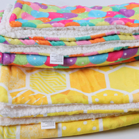 Fournitures pour animaux de compagnie, couverture personnalisée de luxe pour chien, chiot, lit pour animaux de compagnie, tissu chaud en flanelle sherpa, couverture douce pour chien