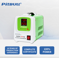 Meilleures ventes : Régulateur de tension CA monophasé Pitbull 500W-2000W à haute efficacité avec relais AVR, affichage LED SVC 220V, ISO9001