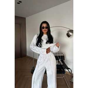 Grey <b>Stitch</b> Detail <b>Tracksuit</b> Set - Product Image 4