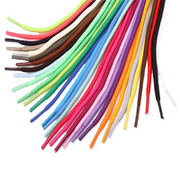 Vente en gros 5mm 31 couleurs Polyester lacets ronds adaptés aux chaussures baskets blanc cassé lacets de chaussures