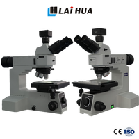 DIC Differential Interferometry SR Grade Upright Optical Metallurgical Microscope Bright and Dark Field Porosity Analysis