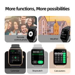 Reloj Inteligente IDW21 con AlexaVoice, Monitoreo de Salud, Llamadas Bluetooth, Resistente al Agua IP68, Pantalla TFT de 1.85 Pulgadas, Batería de 300 mAh, Reloj Inteligente Moderno - Product Image 3