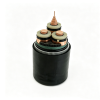 Cable de Alimentación de Alta Tensión ZR-YJV32 26/35kV 3*300 con Cubierta de PVC y Armadura de Alambre de Acero, Clasificación IP68, para Subestaciones y Granjas Solares