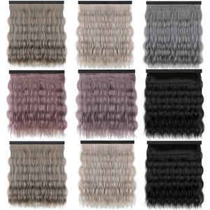 Parrucca Fujia di Alta Qualità, Regolabile e Staccabile, con Nastro Magico, Capelli Lunghi Ricci Ondulati, Resistenti al Calore <span class=keywords><strong>per</strong></span> Donne - Product Image 5