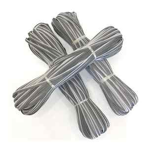 Cinta reflectante de alta visibilidad Inserto de cinta Tubería de tela cosida de PVC para mayor seguridad para bolsas de glaseado Hecho duradero - Product Image 1