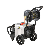 LORDMATE 2400W 220V Nouvelle Nettoyeuse Haute Pression Électrique Portable pour Voiture, Nettoyeur Manuel Haute Pression en Plastique pour Atelier