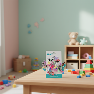 Fiocchi per Capelli Ilan Lazo 3Cm, 20 Pezzi, Blu Piscina, Accessori per Acconciature - Product Image 3