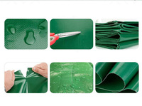 Bâche en PVC enduit imperméable à prix abordable, double paroi, robuste, coupe-vent, anti-UV, en rouleaux, pour bassin à poissons