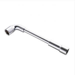 ประแจซ็อกเก็ตรูปตัว L ขนาด 6-24 มม. ประแจปลอกแบบเจาะรู ใช้ซ่อมรถยนต์ - Product Image 1
