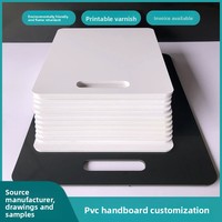 Panneaux portatifs en PVC haute dureté pour échantillons de revêtements artistiques, peinture True-Stone, micro-ciment, panneaux d'affichage pour l'ingénierie 5-18mm