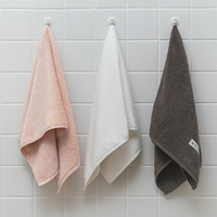 Soft and Skin-friendly Healthy 32*32cm Small Face Towel Size 100% Cotton SOLID COLOR Plain Eco Friendly Towel