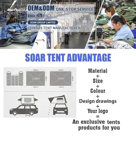 Автомобильные палатки на крыше из углеродного волокна для кемпинга Братья палатки на крыше палатки для вечеринок - Product Image 3